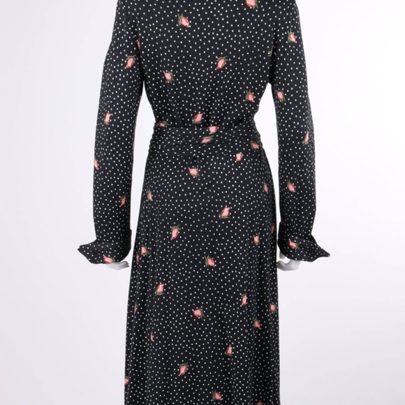 dvf polka dot dress